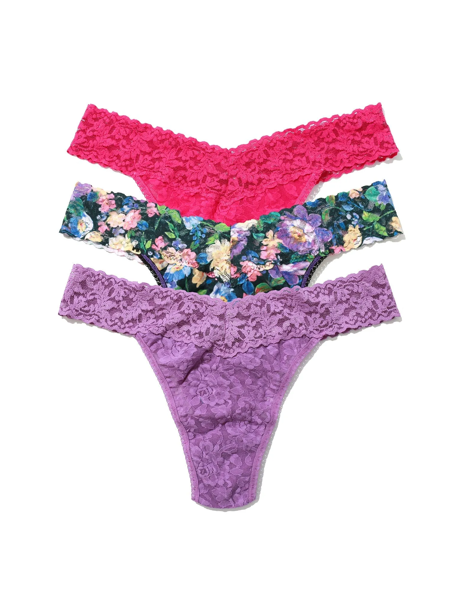 3 Pack Original Rise Thongs Dream Garden