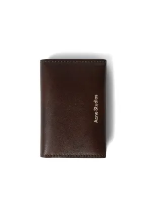 Acnes Studios Aged Card Holder 'Dark Brown'