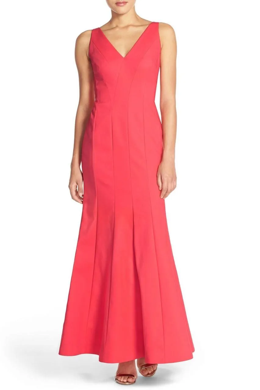 Aidan Mattox - 151A13540 Sleeveless V-Neck A-Line Dress