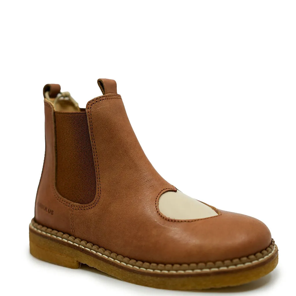 Angulus Tan Heart Boot