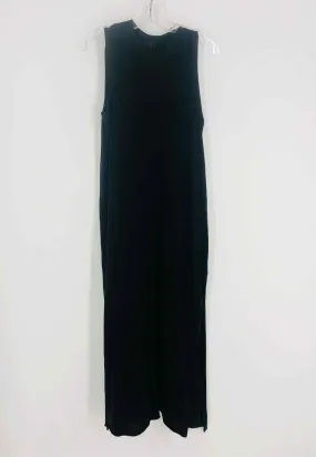 ATM Size S Black Solid Maxi Designer Dress