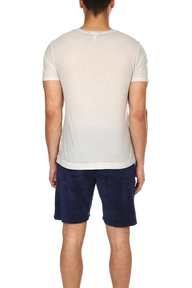 Beige Massimo Alba Panarea Tee