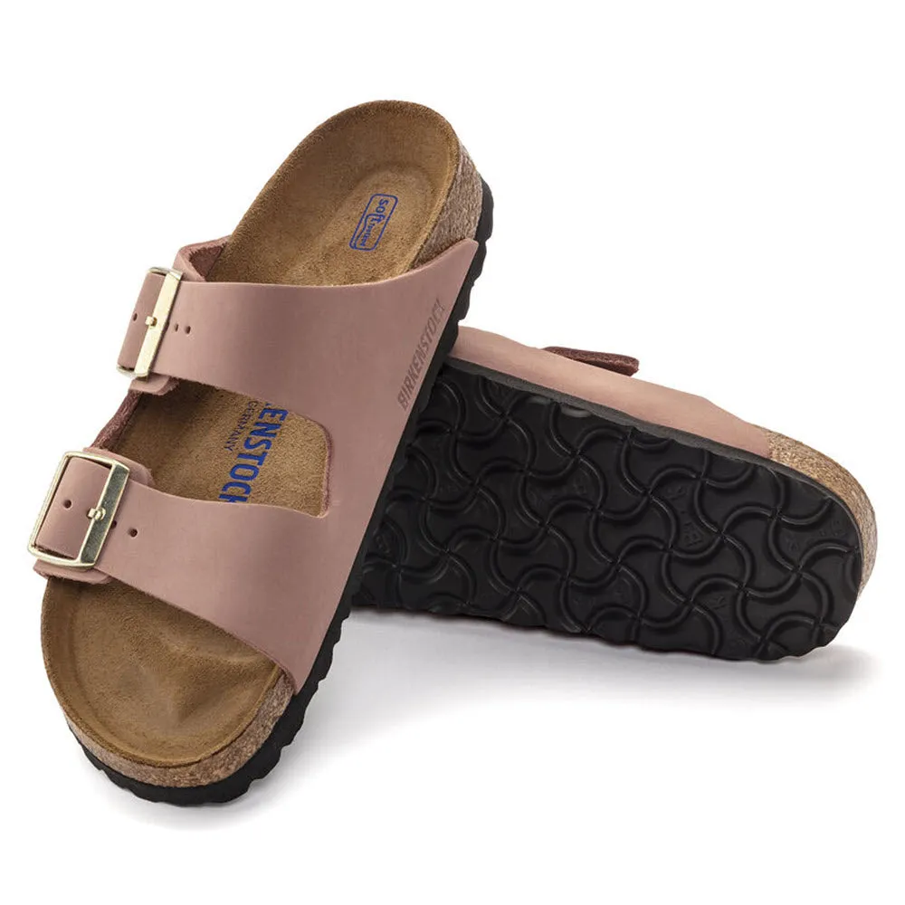 BIRKENSTOCK ARIZONA OLD ROSE NUBUCK - WOMENS