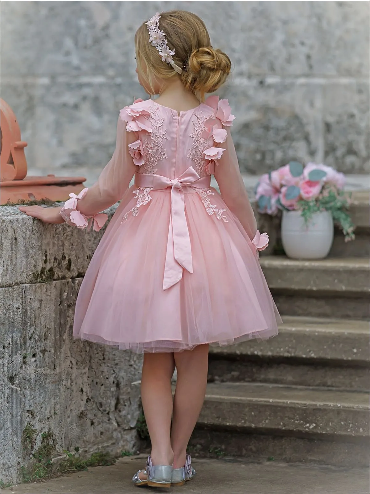 Bloom Queen Embellished Lace Tutu Dress