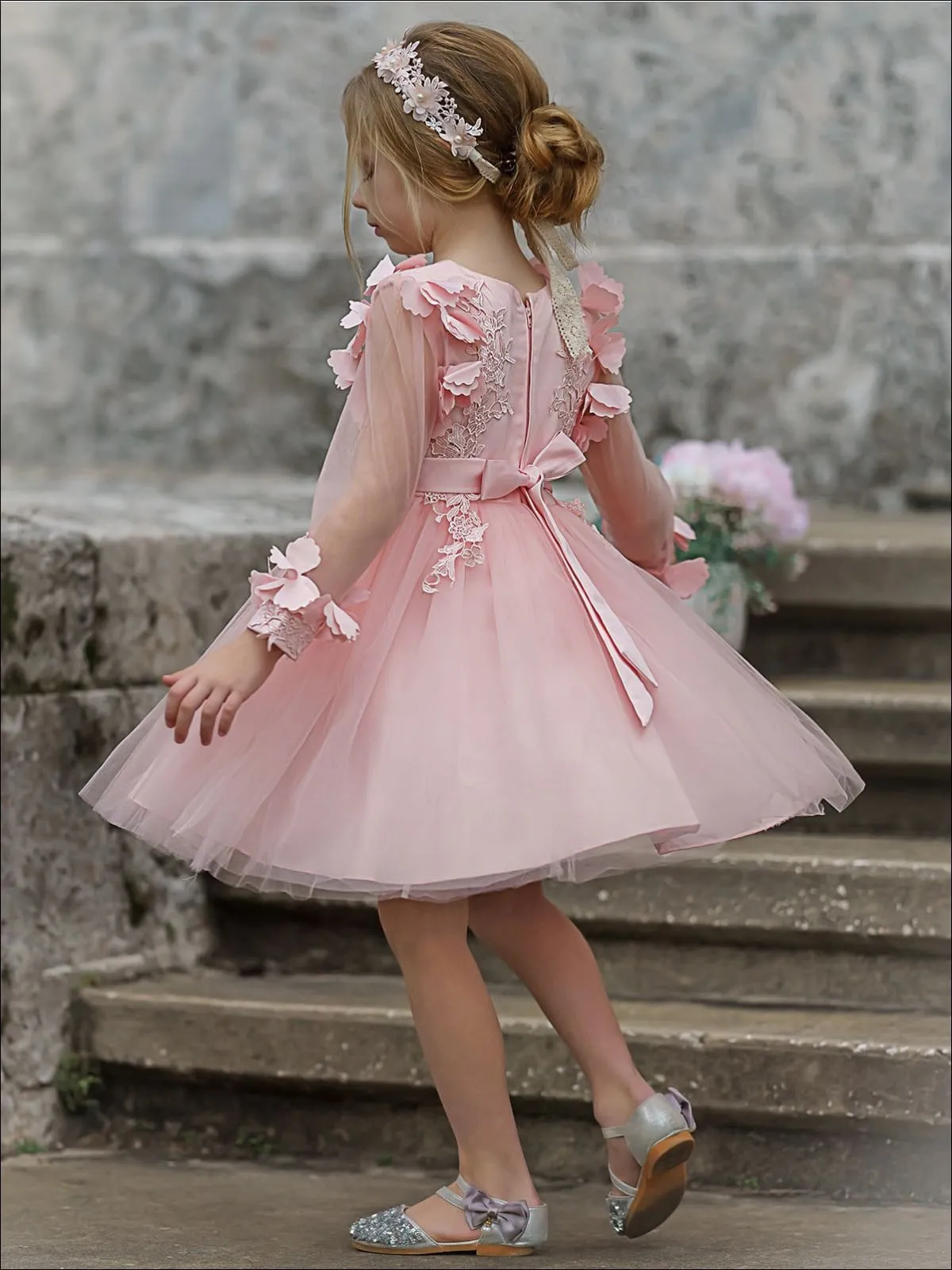 Bloom Queen Embellished Lace Tutu Dress