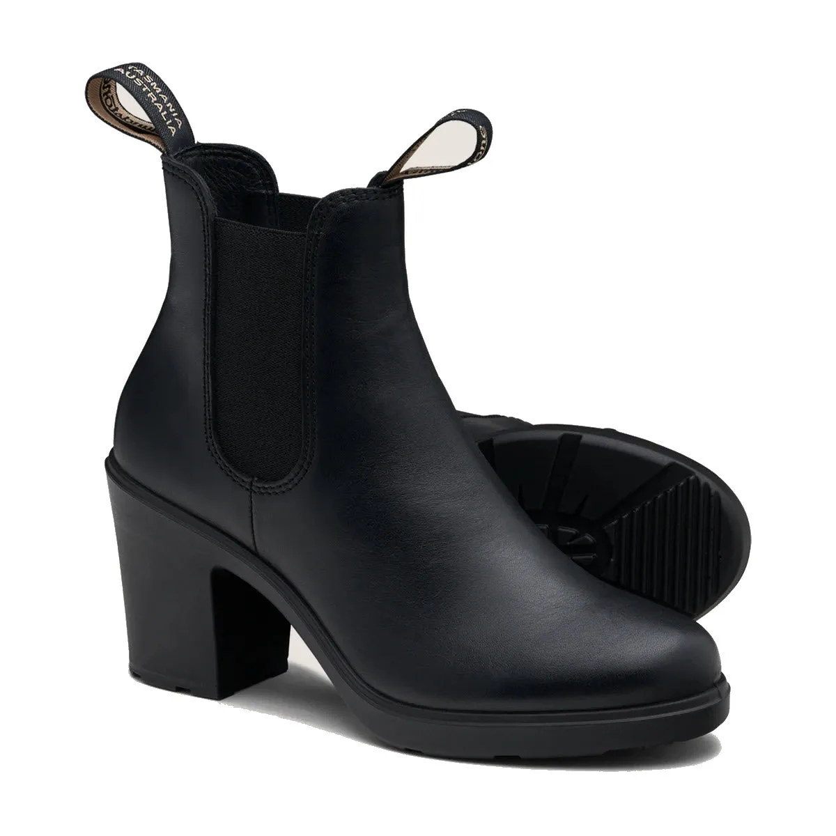 BLUNDSTONE 2365 BLOCK HEEL BLACK - WOMENS