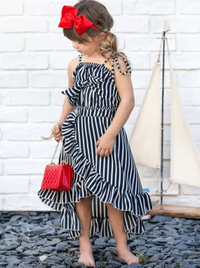 Boho Stripes Wrap Skirt Set