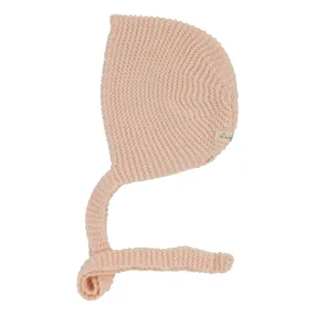 bonnet knit - baby pink