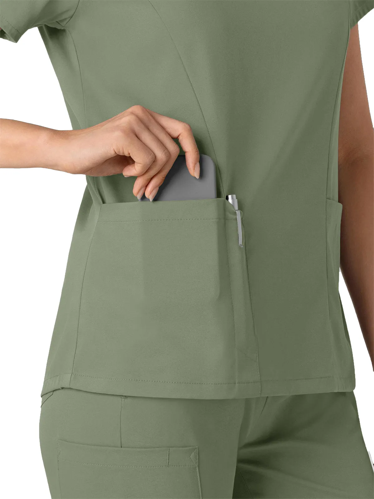 Boundless - Women's 2-Pocket V-Neck Scrub Top