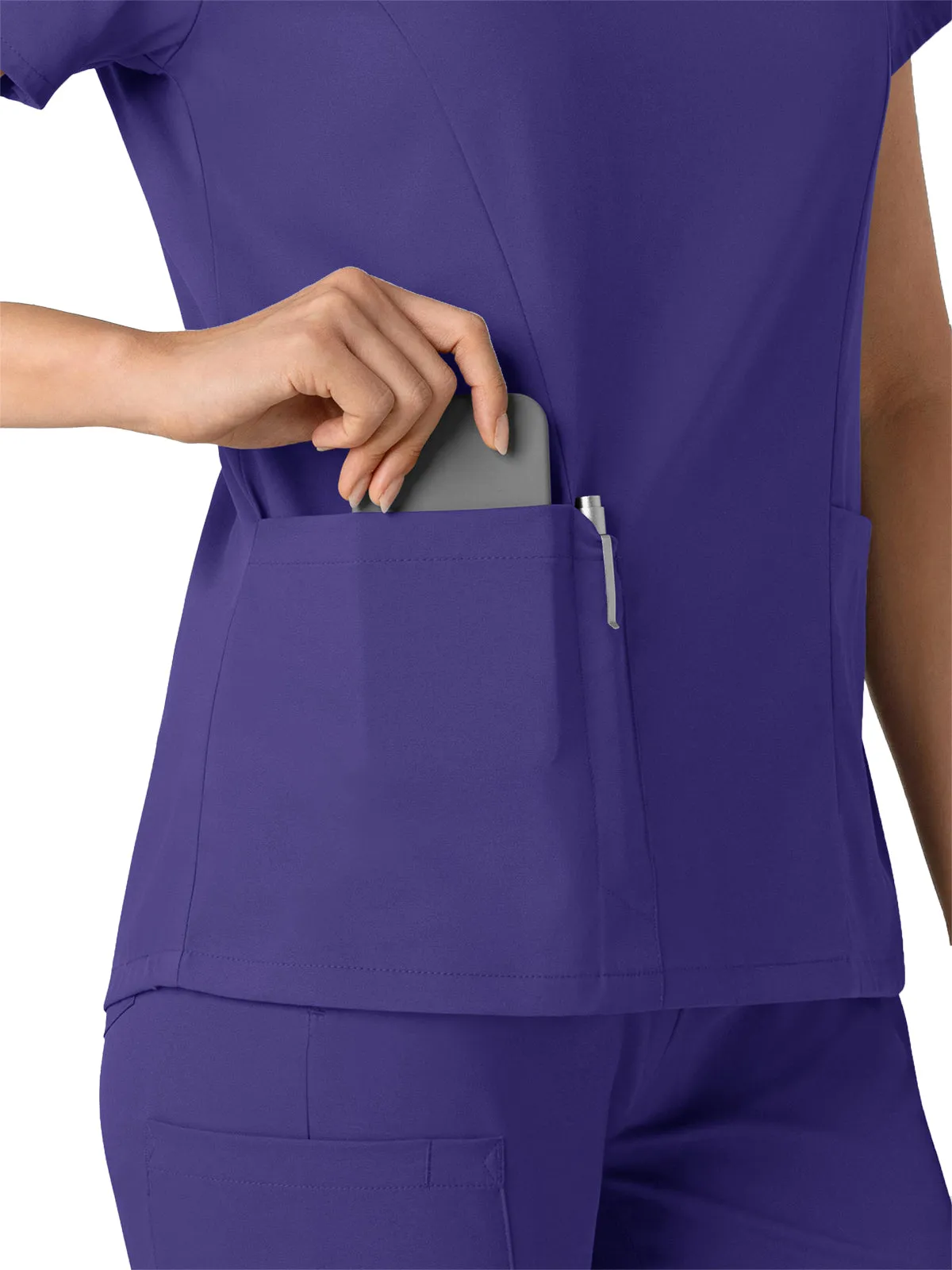 Boundless - Women's 2-Pocket V-Neck Scrub Top