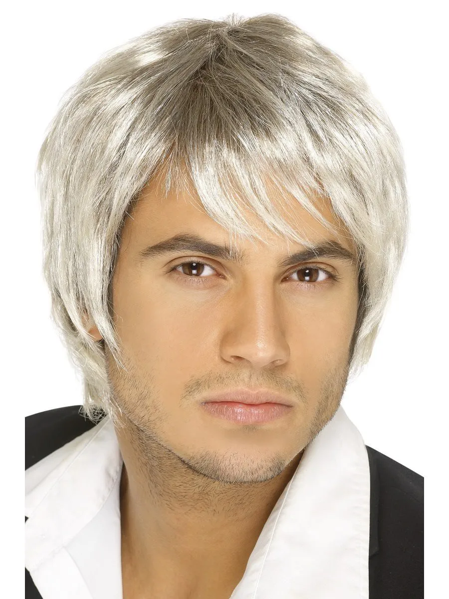 Boy Band Wig, Blonde & Brown