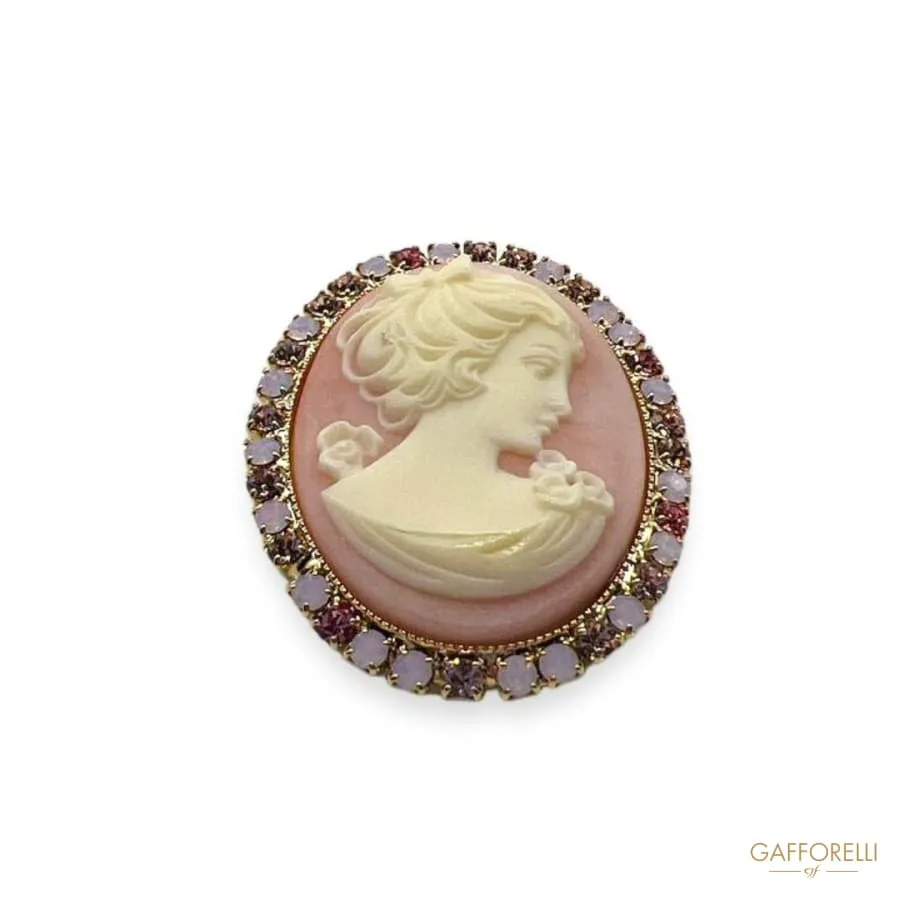 Brooch Cameo- Art. D339 - Gafforelli Srl