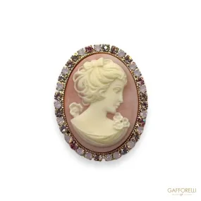 Brooch Cameo- Art. D339 - Gafforelli Srl