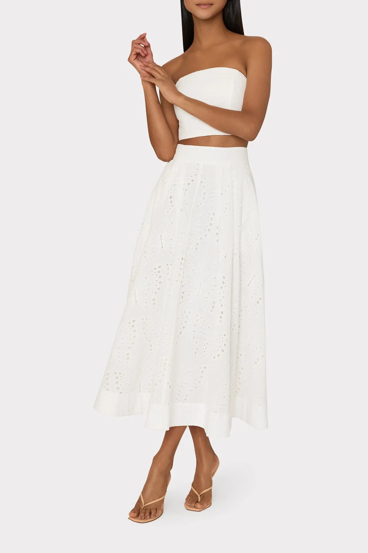 Butterfly Eyelet Skirt