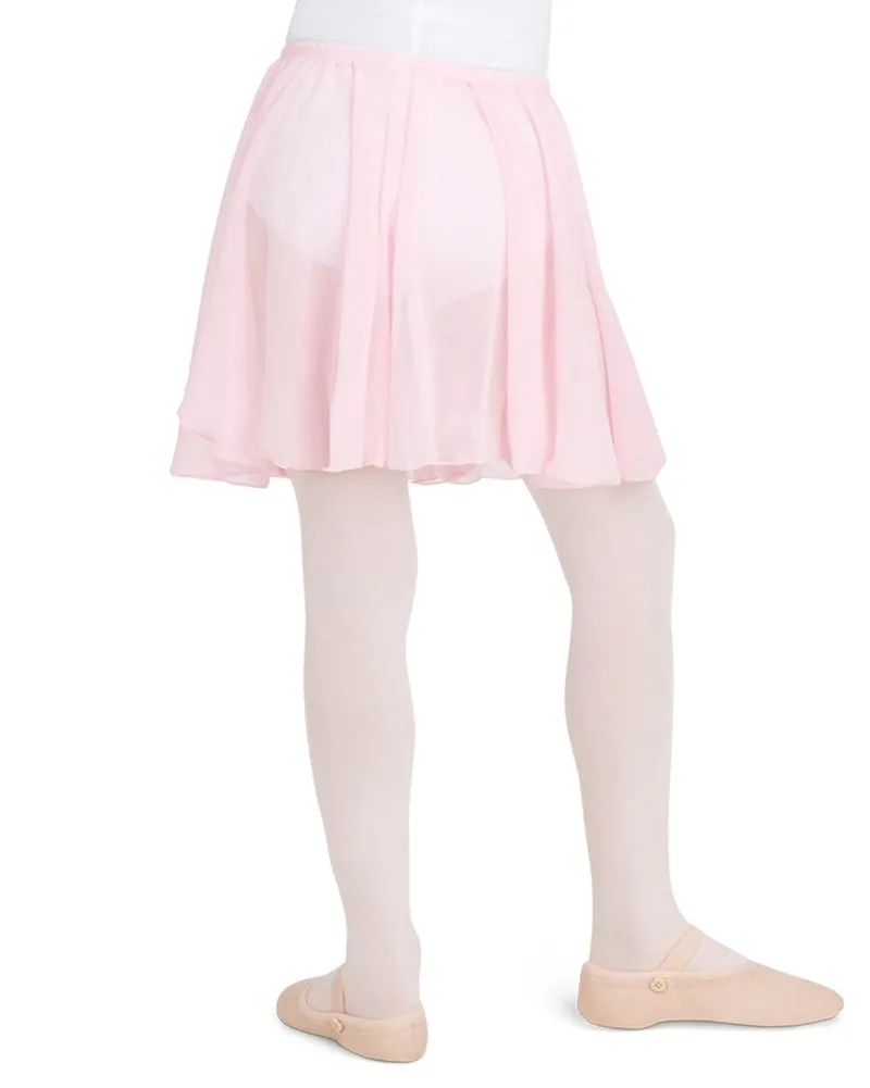 Capezio Bow Detail Circle Cut Pull-On Ballet Skirt - N1417C Girls