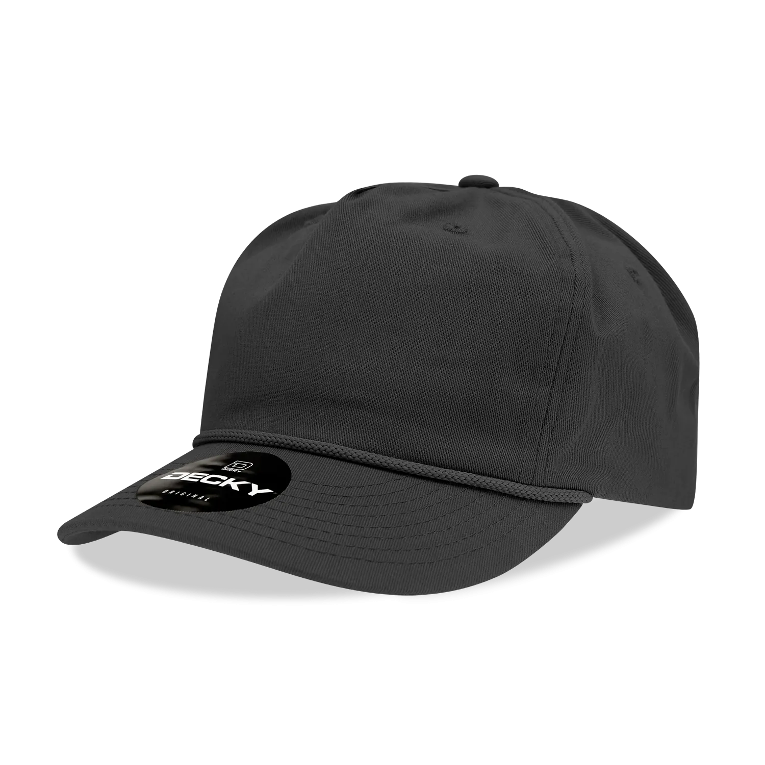 Decky 252 - Classic 5-Panel Golf Cap with Rope - CASE Pricing