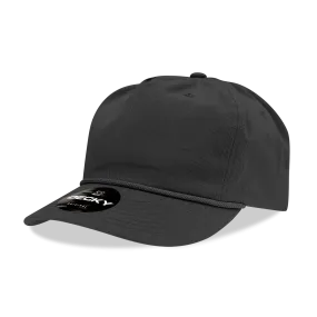 Decky 252 Classic 5-Panel Golf Cap with Rope