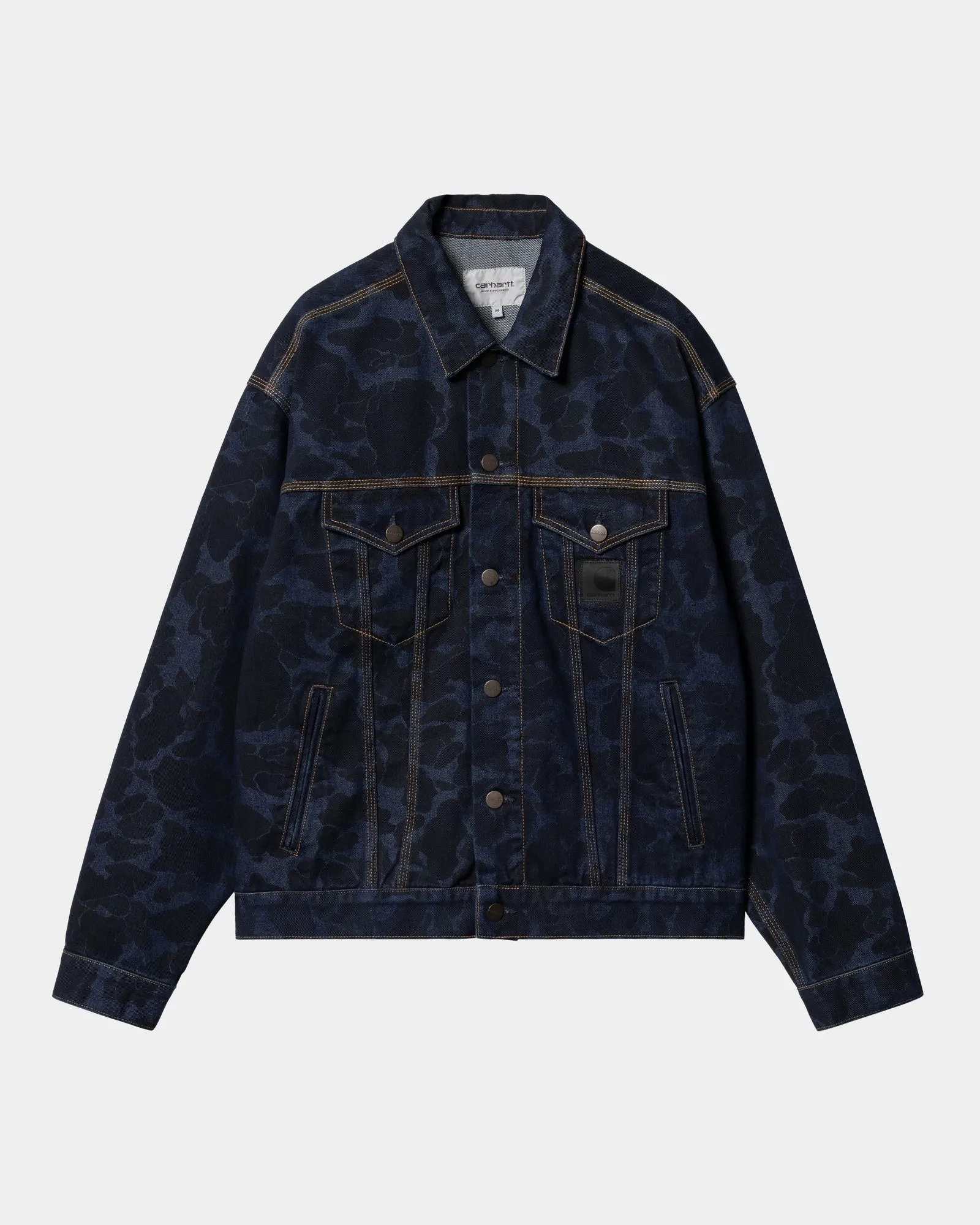 Duck Camo Helston Jacket | Blue (stone washed)