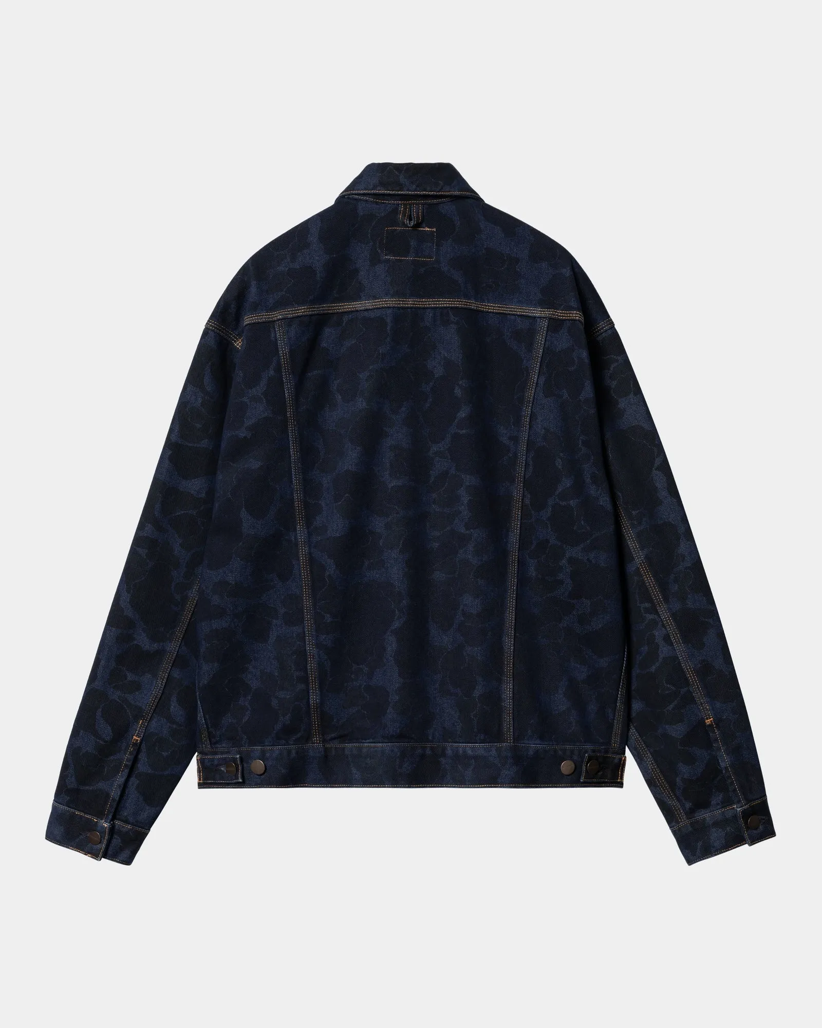 Duck Camo Helston Jacket | Blue (stone washed)