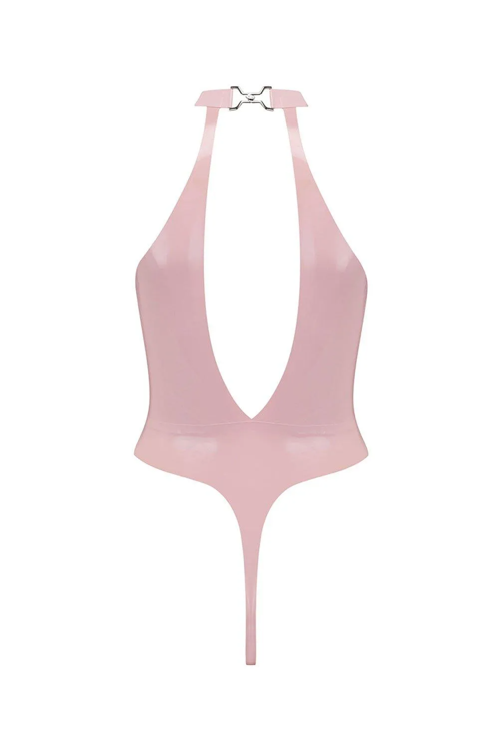 Elissa Poppy Latex Bodysuit