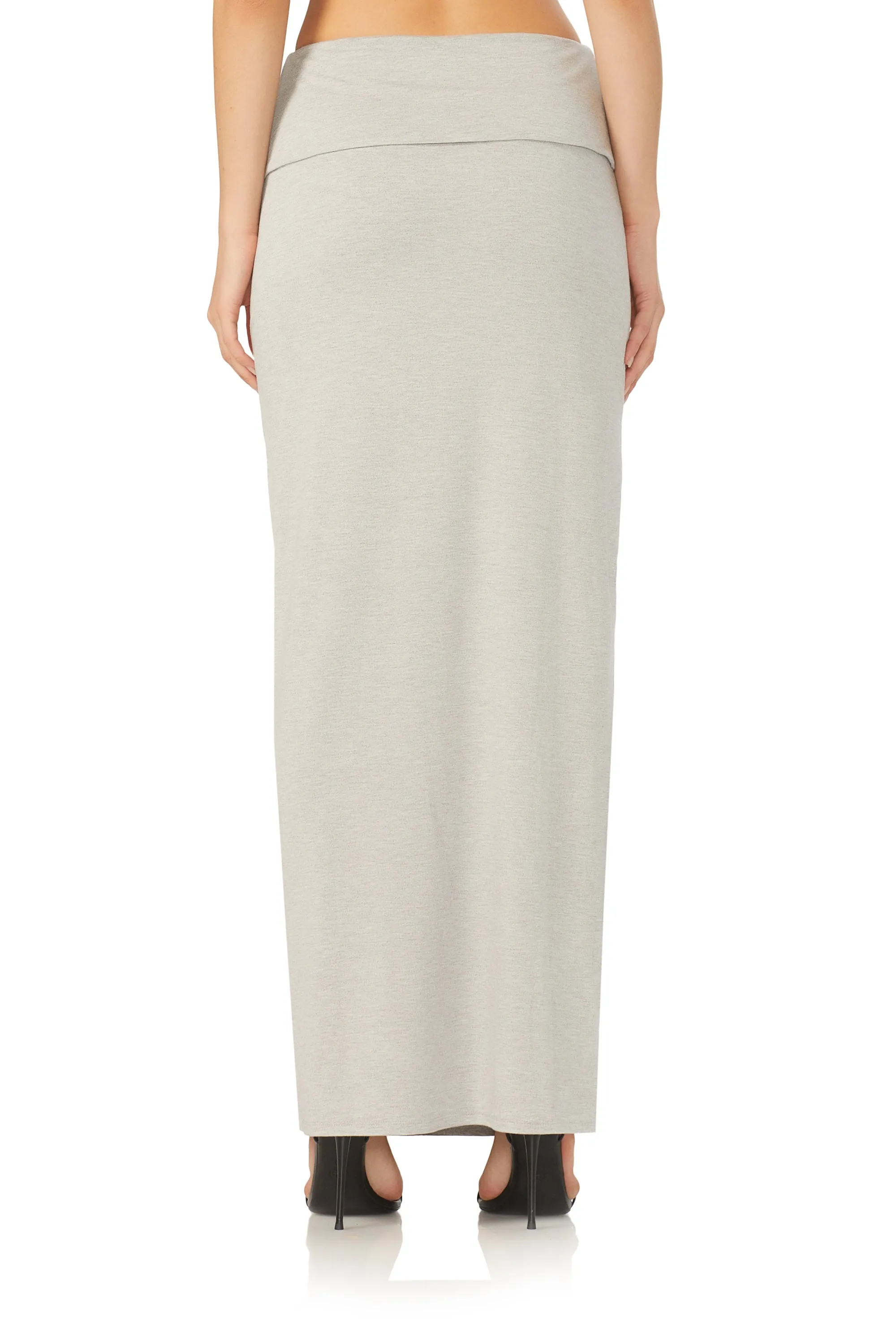 Esin Maxi Skirt - Heather Grey