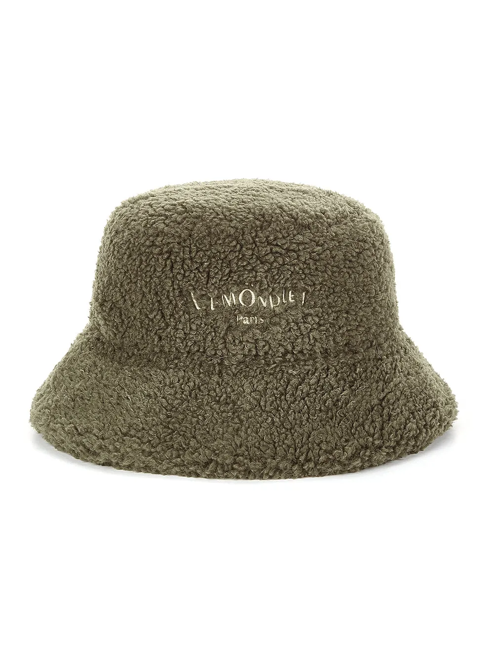 FAUX FUR BUCKET HAT WITH LEMÖNPLET LOGO