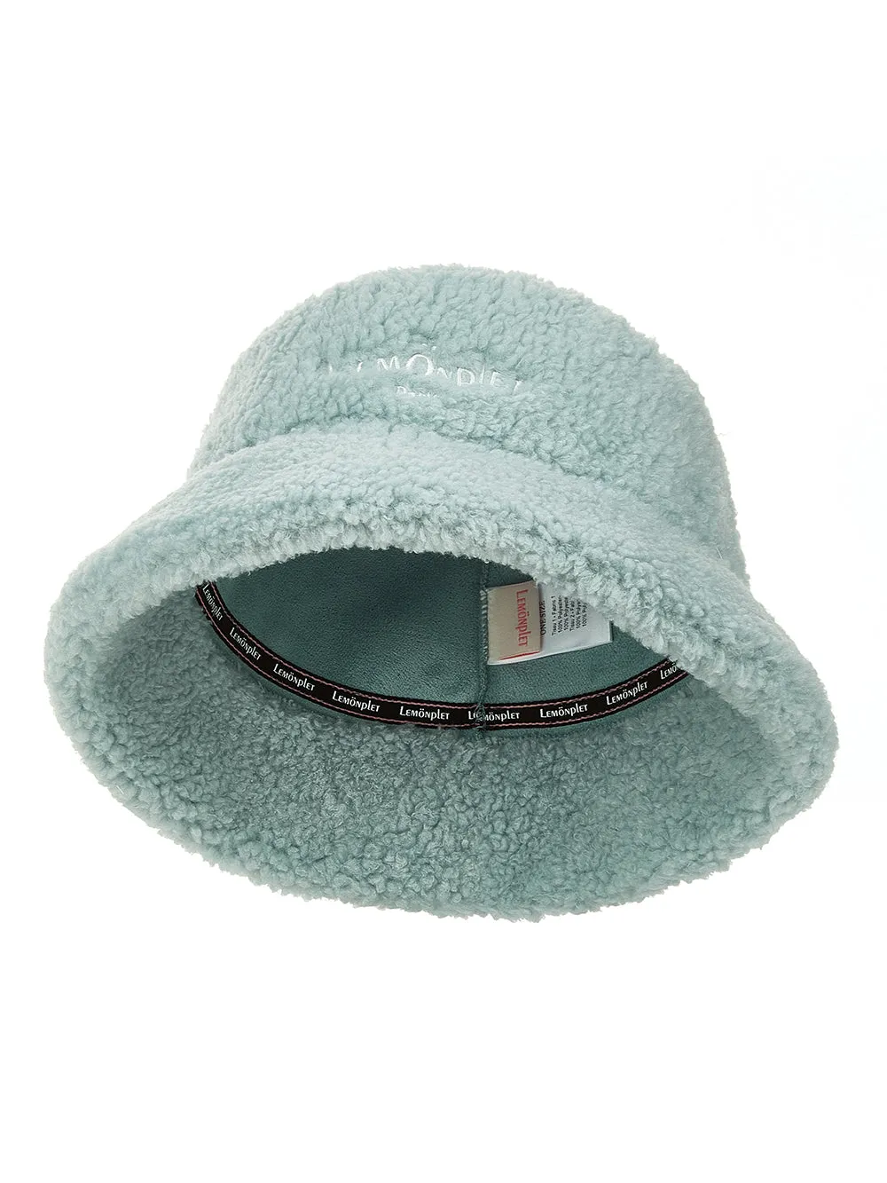 FAUX FUR BUCKET HAT WITH LEMÖNPLET LOGO