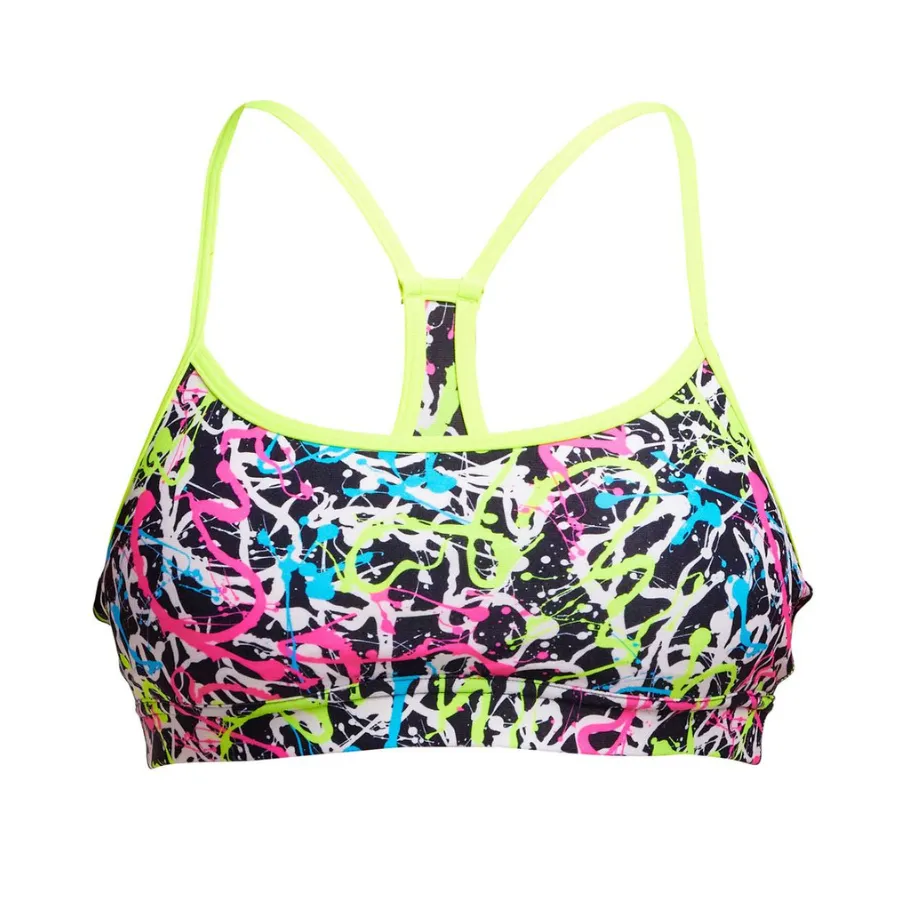 Funkita Womens Swim Crop Top FKS037L - Messed Up