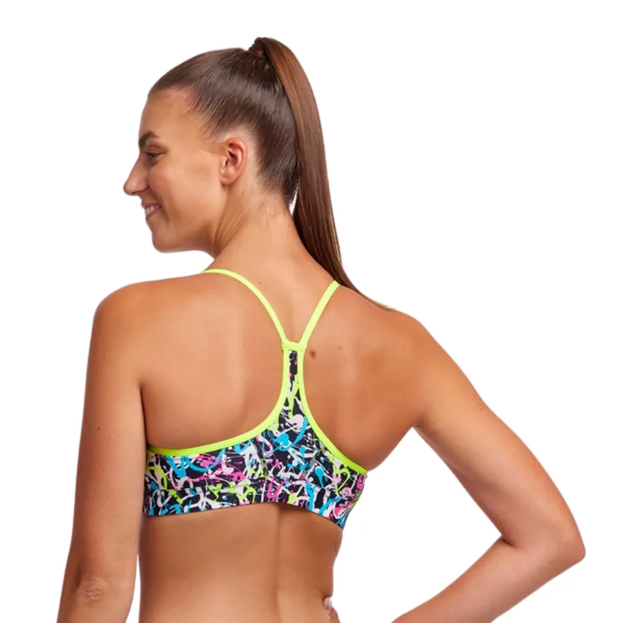 Funkita Womens Swim Crop Top FKS037L - Messed Up