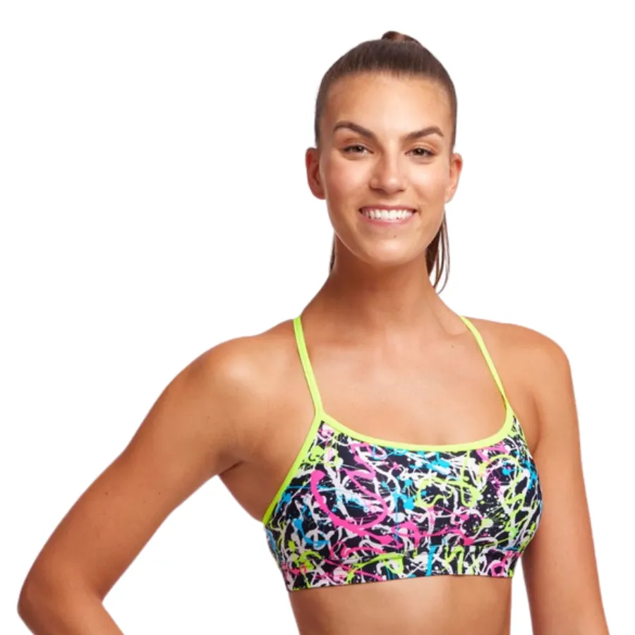 Funkita Womens Swim Crop Top FKS037L - Messed Up