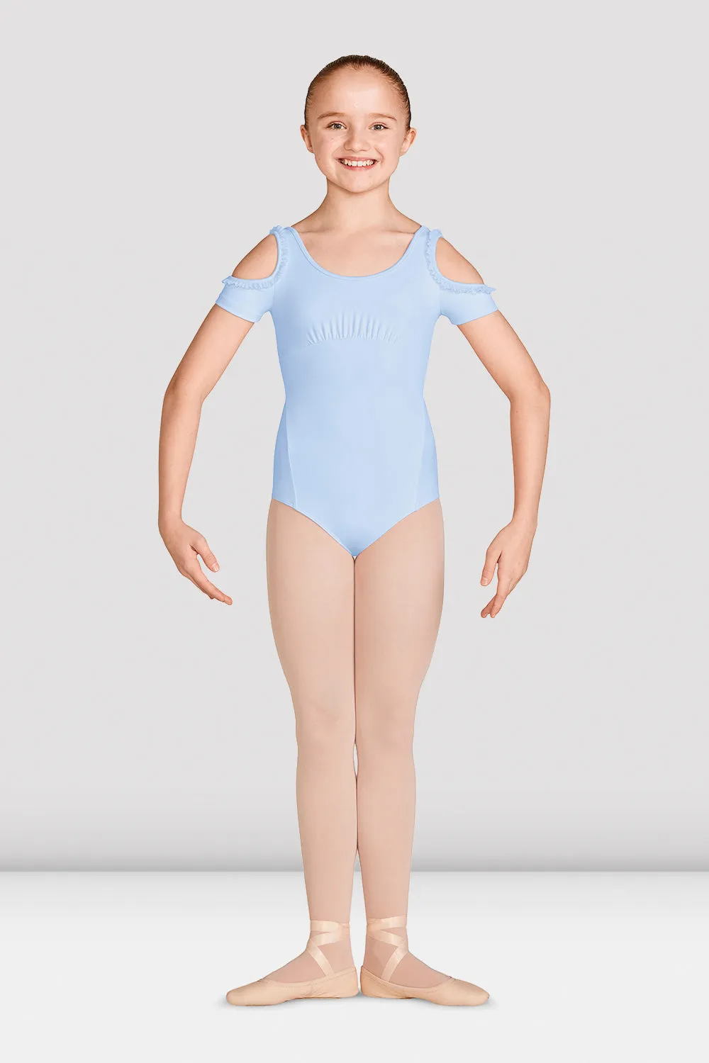 Girls Mirella Vienna Open Shoulder Leotard