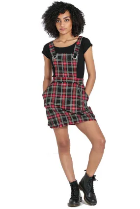 Hell Bunny Clash Pinafore Dress