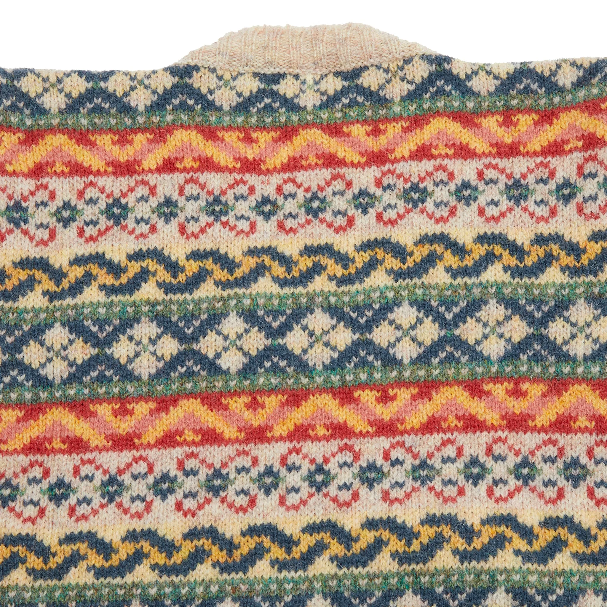 Jamieson's Fair Isle Slipover in Ivory