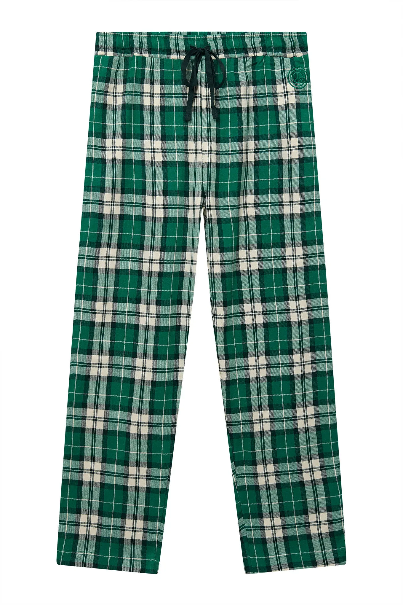 JIM JAM Womens Organic Cotton Pyjama Bottoms - Green