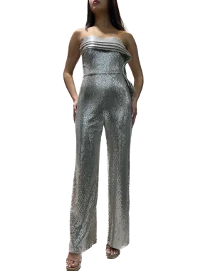 Jumpsuit with Detailed Neckline