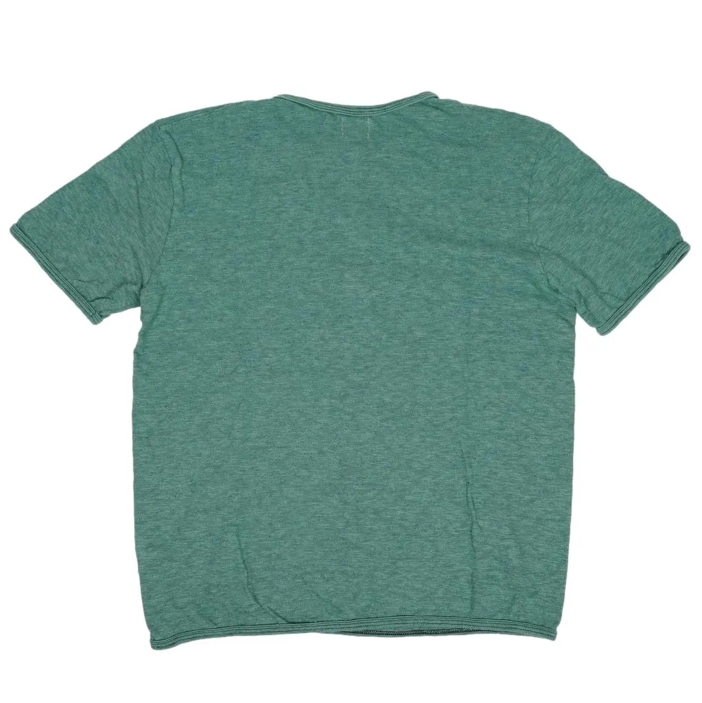 Loop & Weft Super Slub Henley (Green)