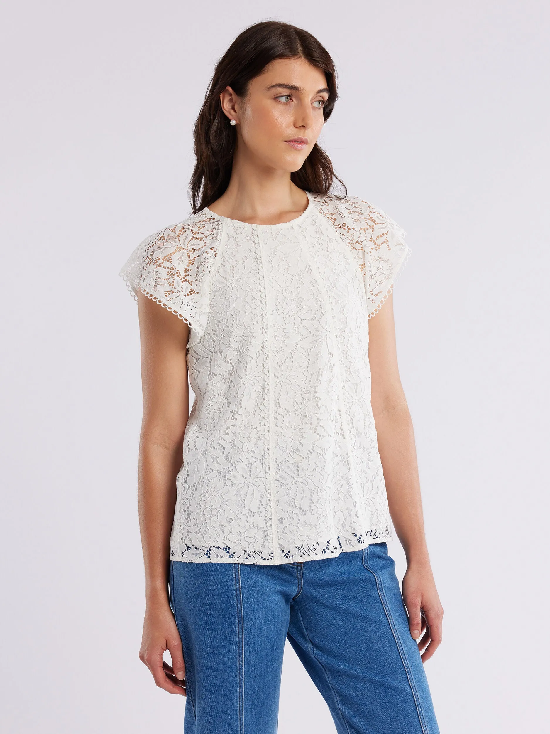 Loren Lace Top