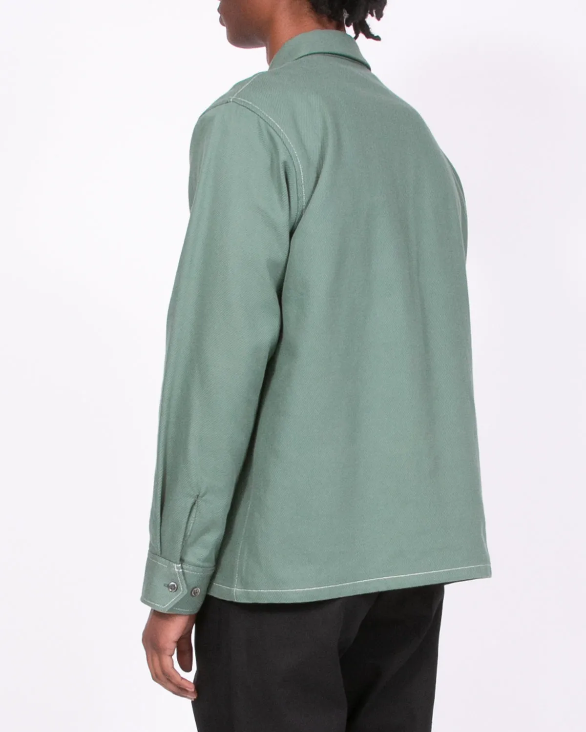 LS Boxy Shirt - Slate