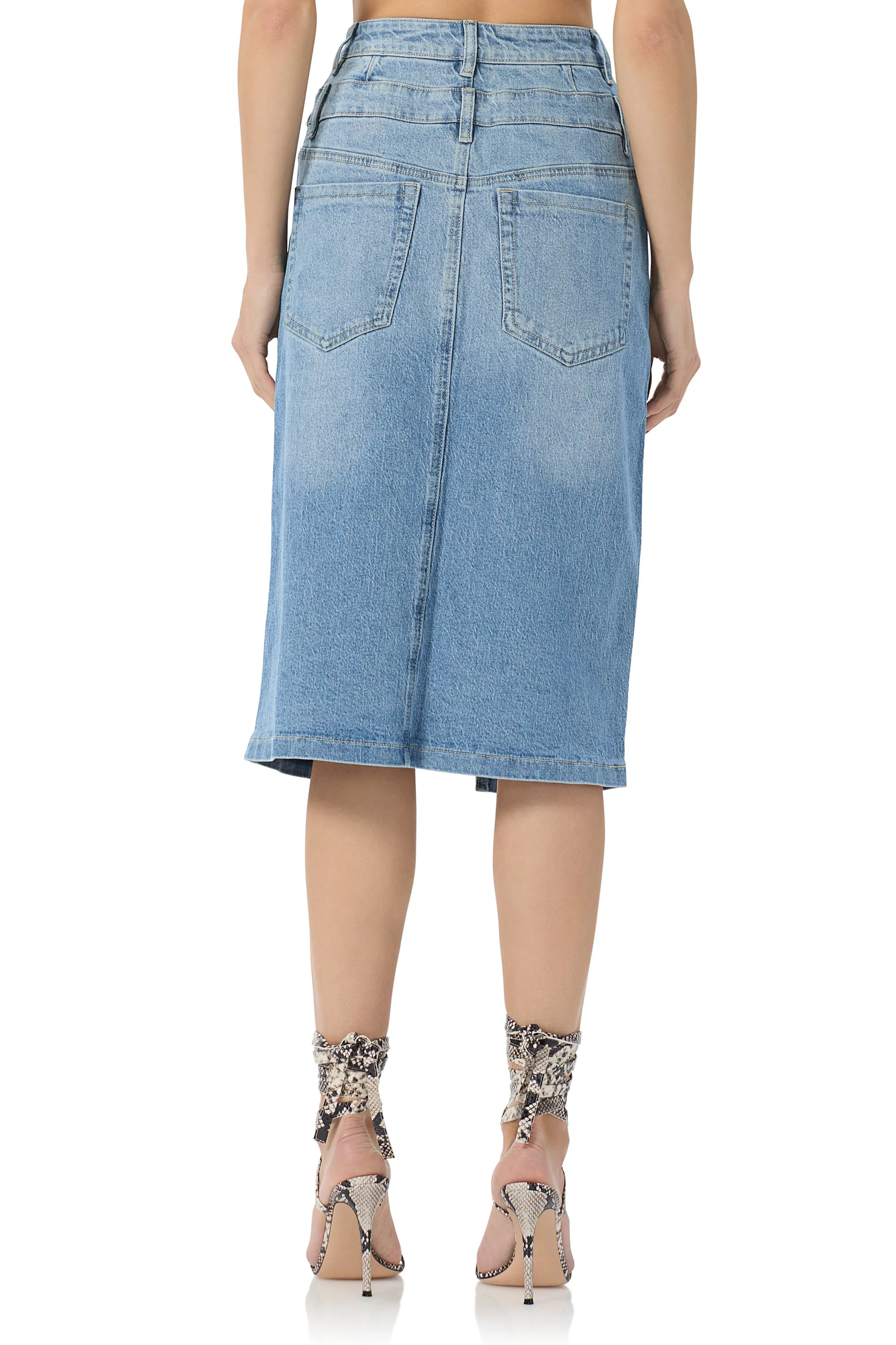 Maison Midi Skirt - South Pacific Wash