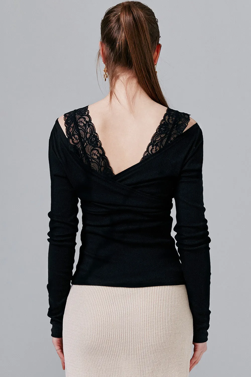 Matilda Overlay Lace Strap Top