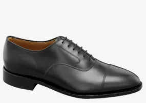 MELTON CAP TOE BLACK I Johnston & Murphy