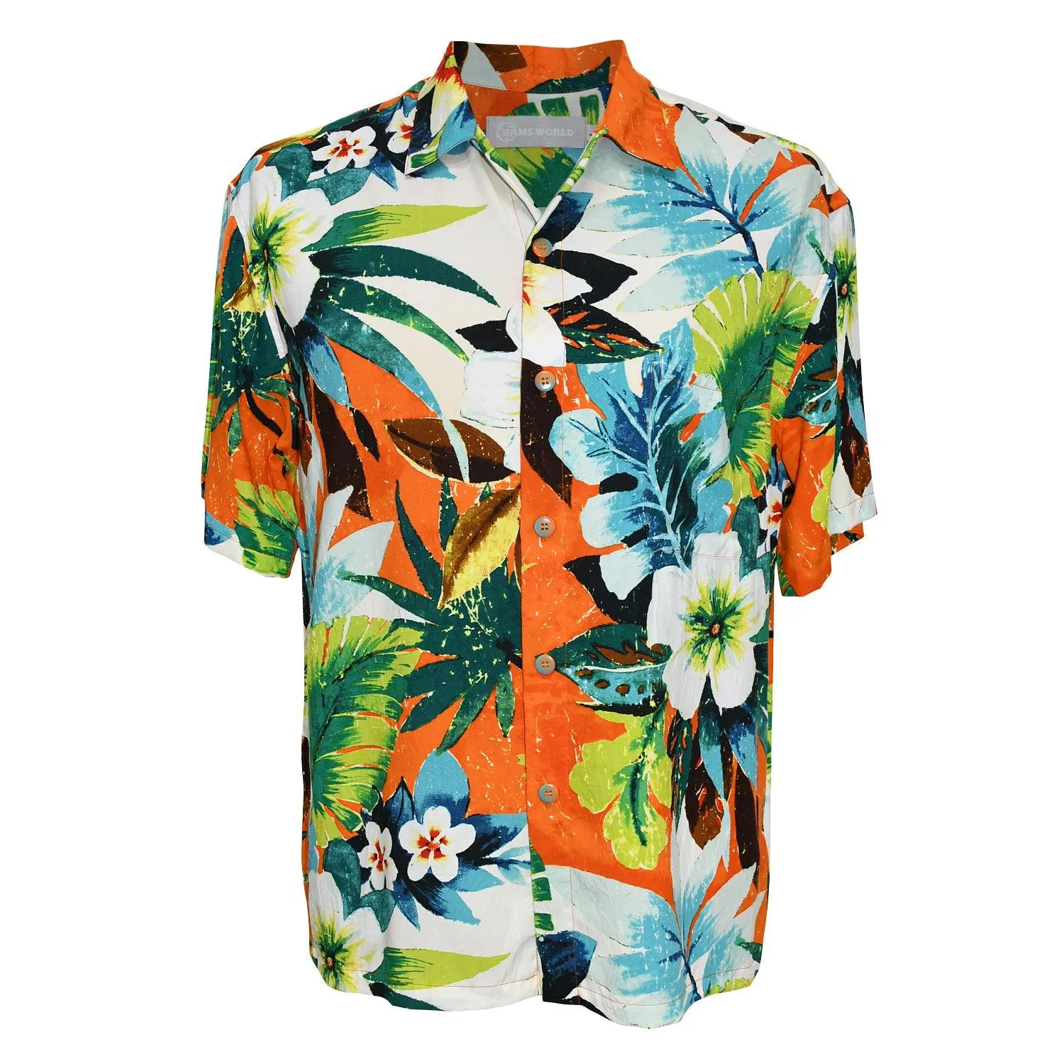 Men's Retro Shirt - Waiola Orange