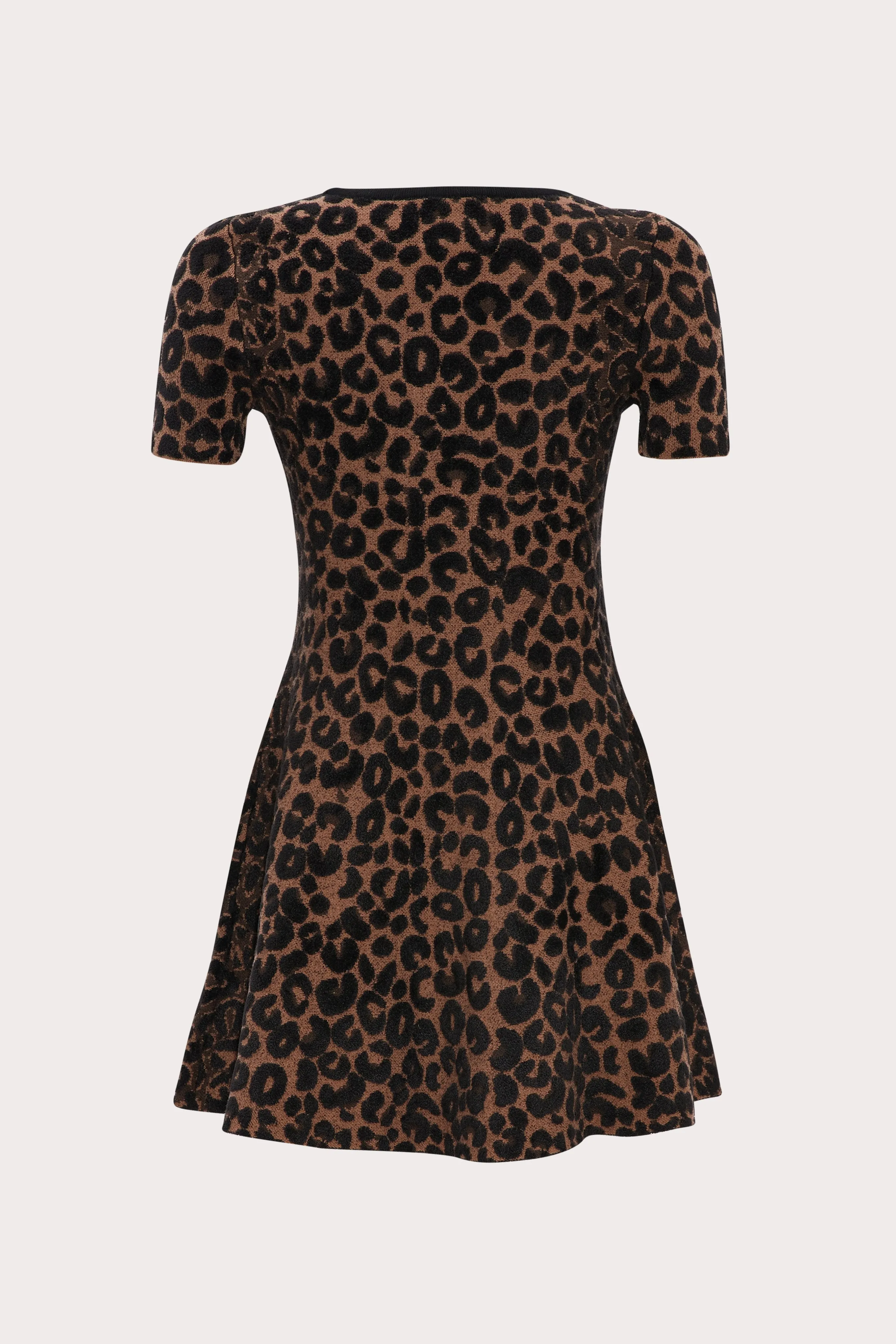 Milly Minis Textured Cheetah Flare Dress