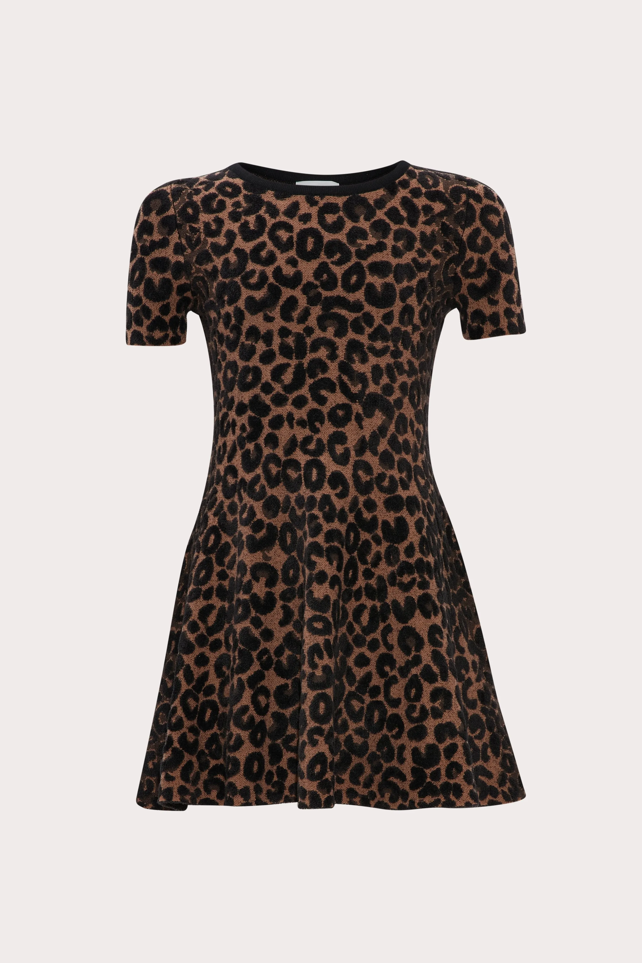 Milly Minis Textured Cheetah Flare Dress