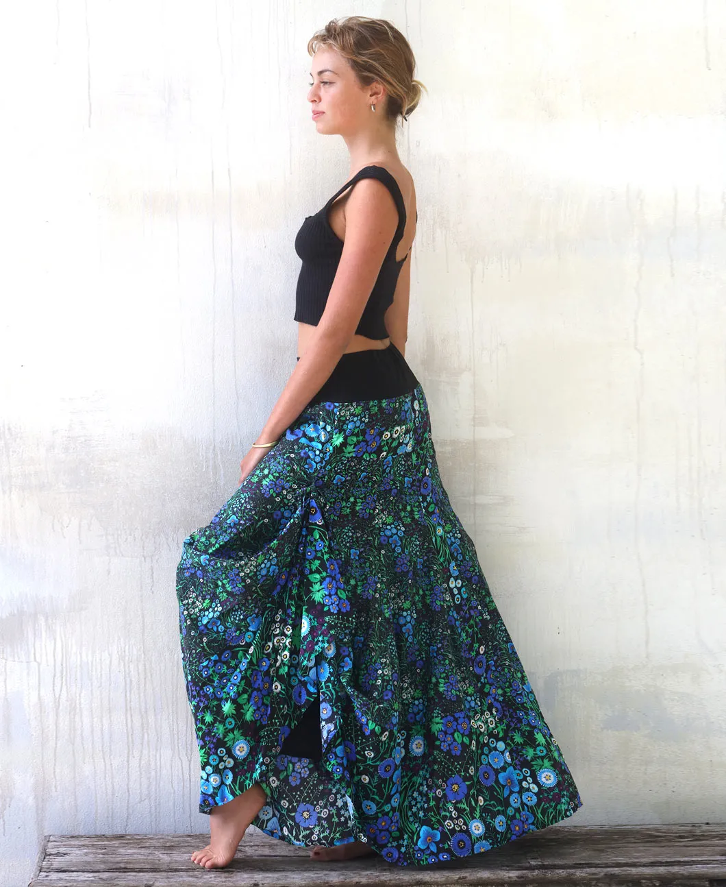 Mountain Flower Maxi Skirt