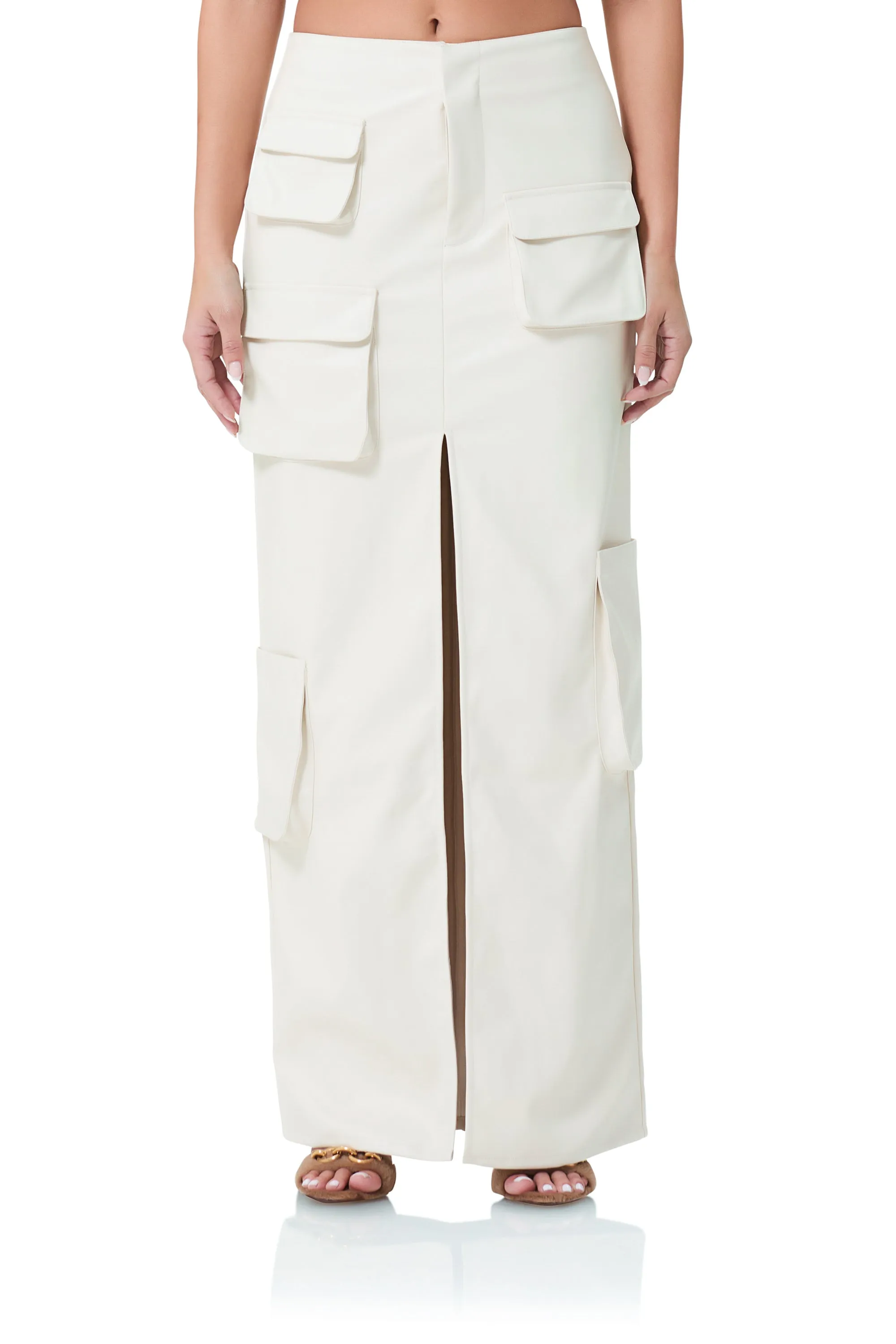 Nova Maxi Skirt - Ivory