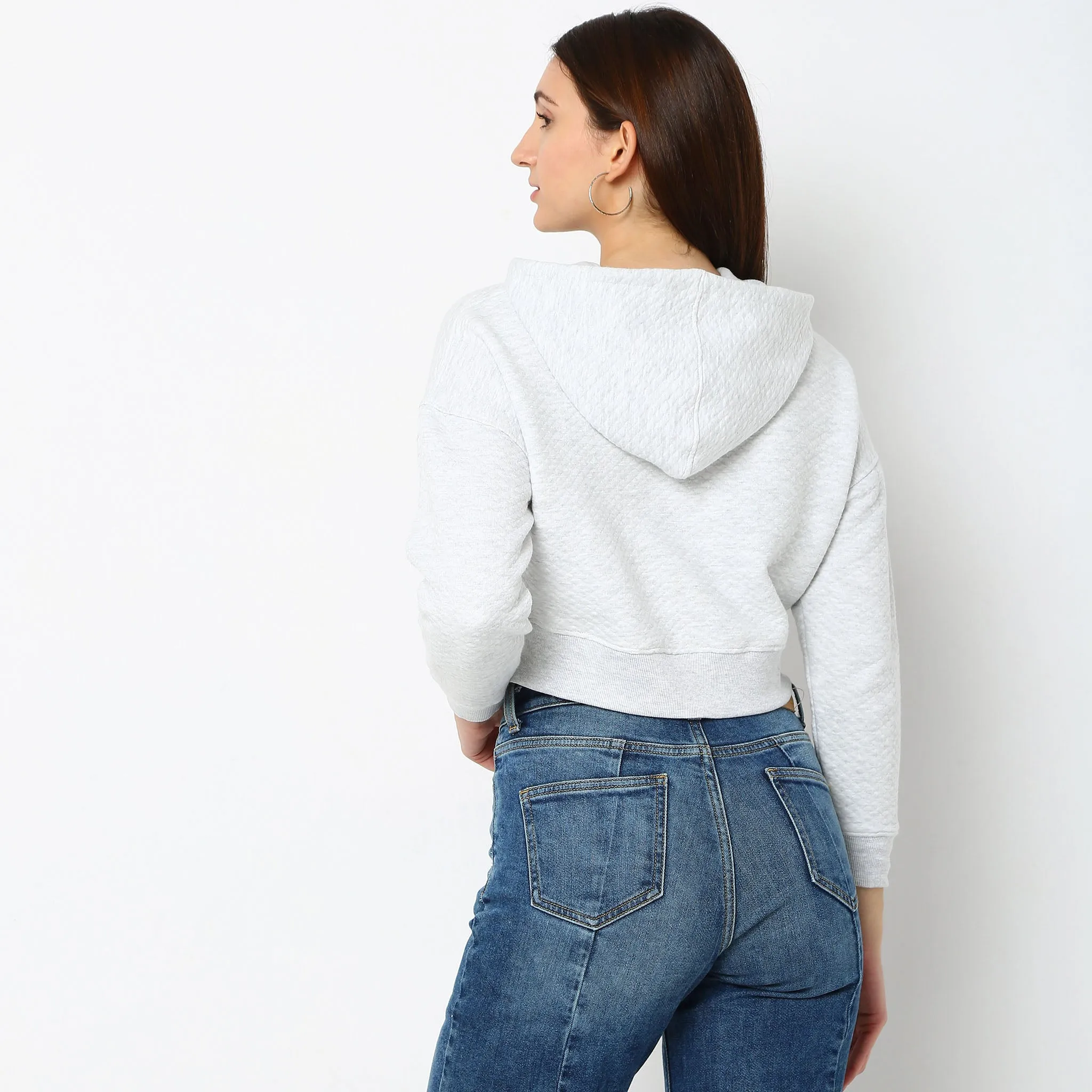 Oversize Quilted Sweatshirt