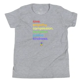 PC USA 'Kindness Is' Pride Kids Tee