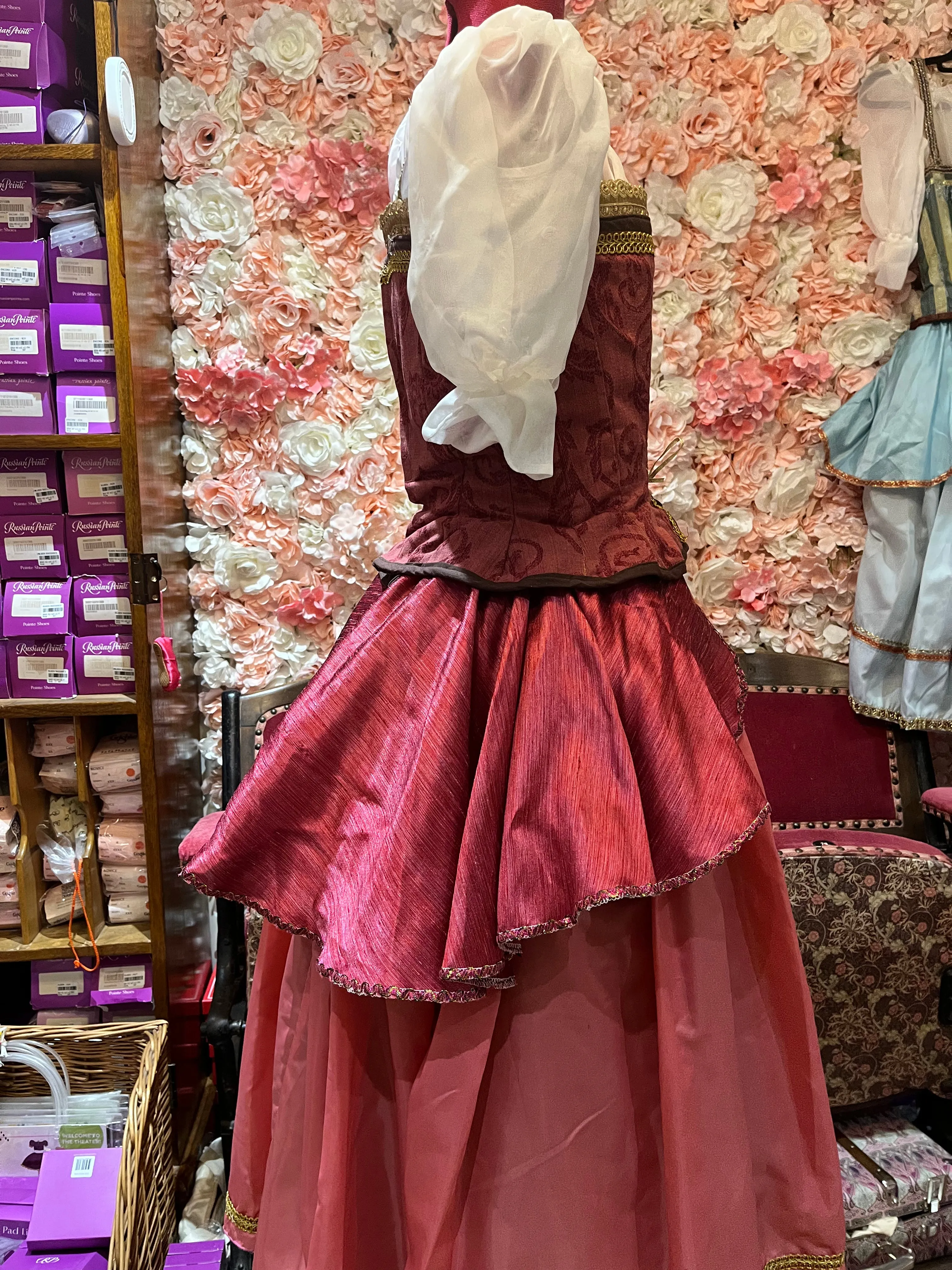 Peasant Costume - No. 3 Dark Pink - Hire only