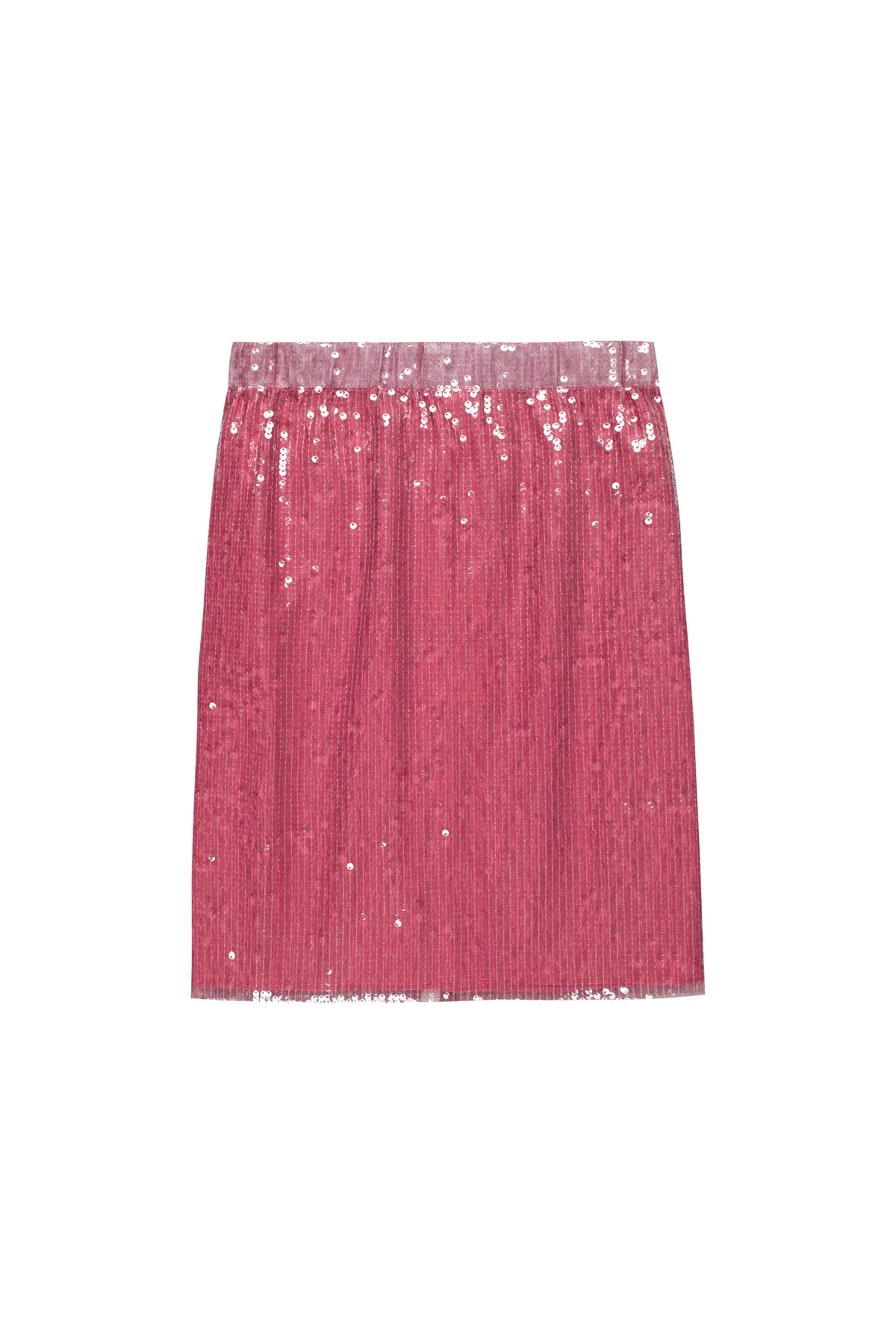 PINK SEQUIN SKIRT